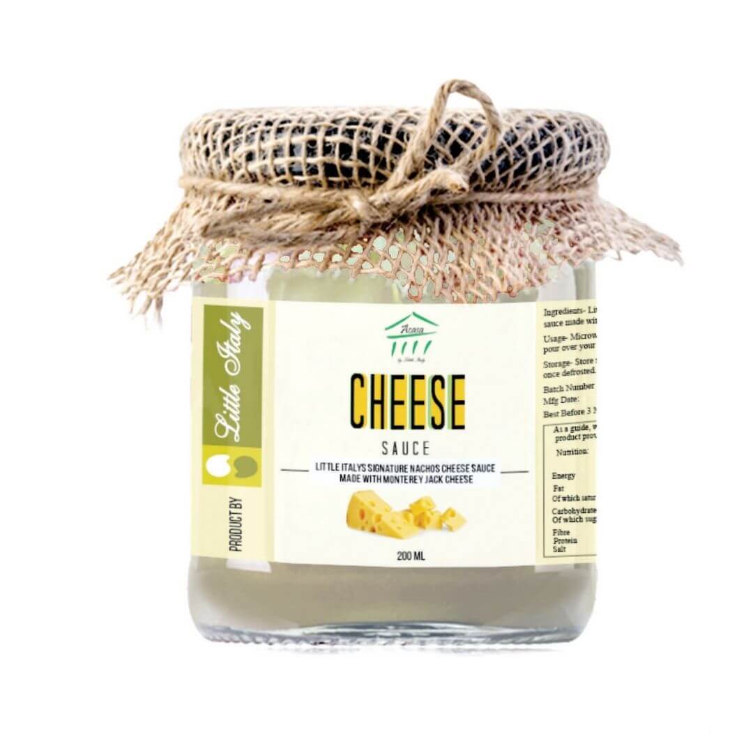 Little Italy’s Acasa’s Cheese Sauce in a jar